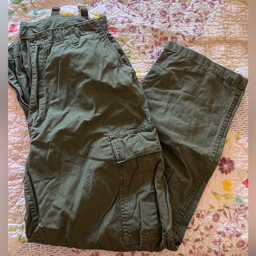 unisex green cargos